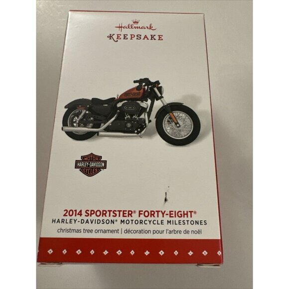 Hallmark Harley-Davidson Ornament Harley 2014 Sportster Forty-Eight HM4 - Picture 2 of 3